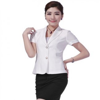 時(shí)尚職業(yè)裝女夏黑色